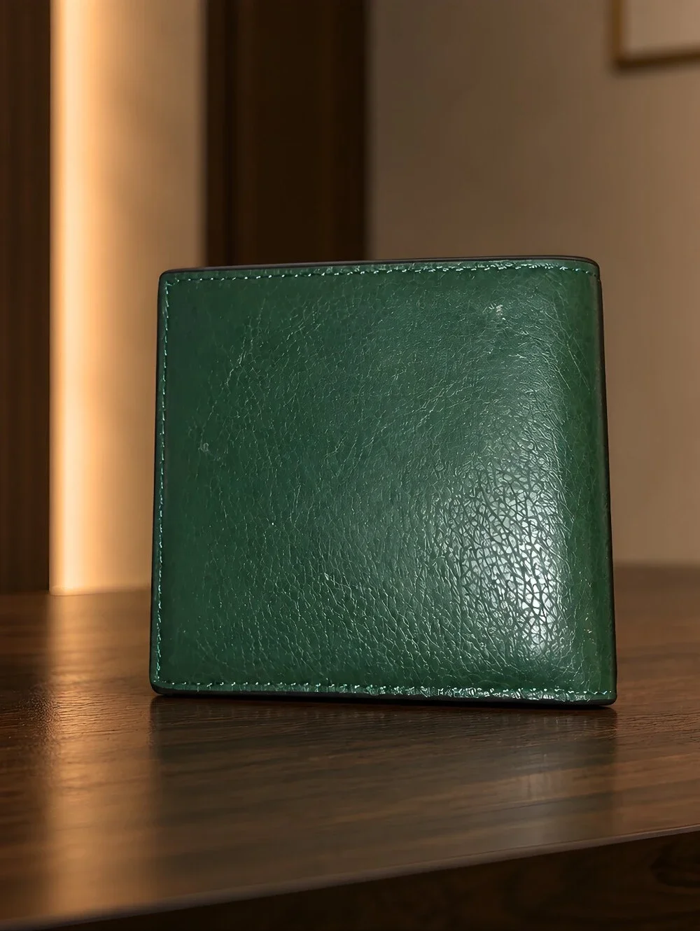 NWT COACH Billfold Wallet Color Grass/ Kelly Green. (Unisex)